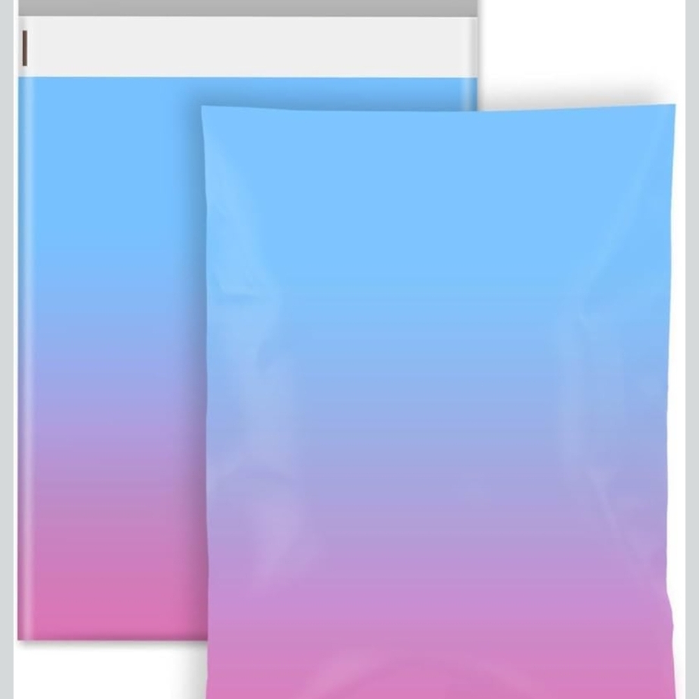 Blue & Pink Gradient Polymailers (25)